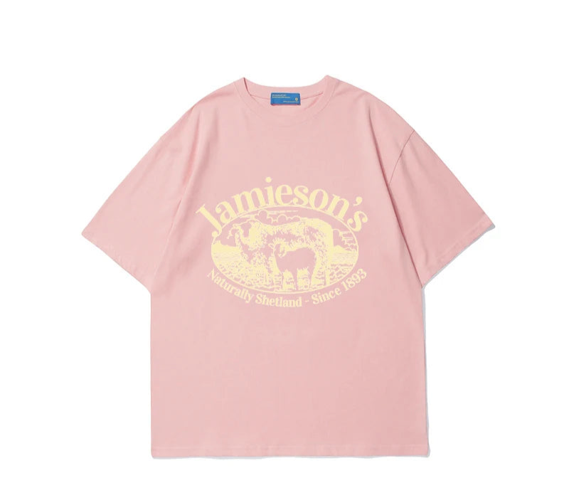 Jamiesons Oversized Tee Pink