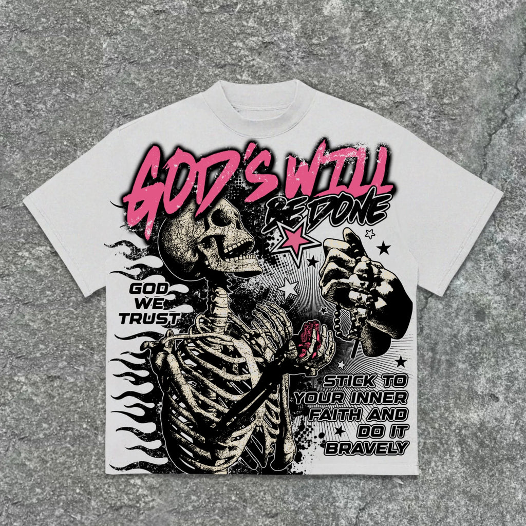 GodSkull Tee White