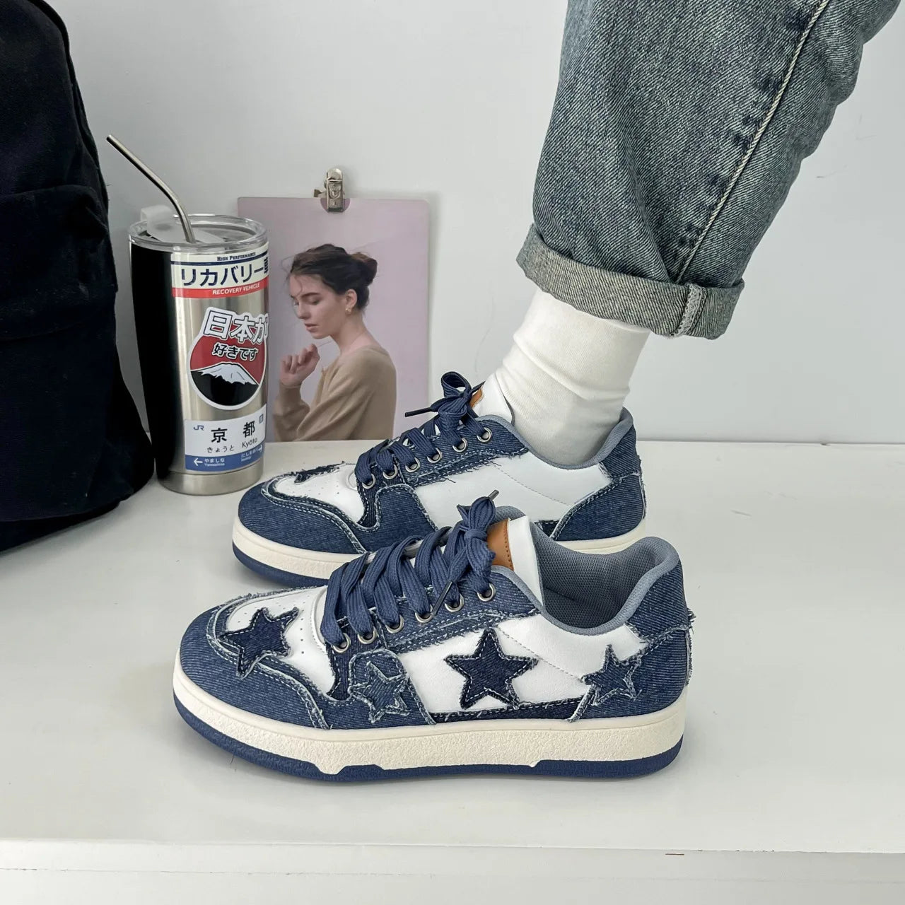 Starfade Denim Trainers