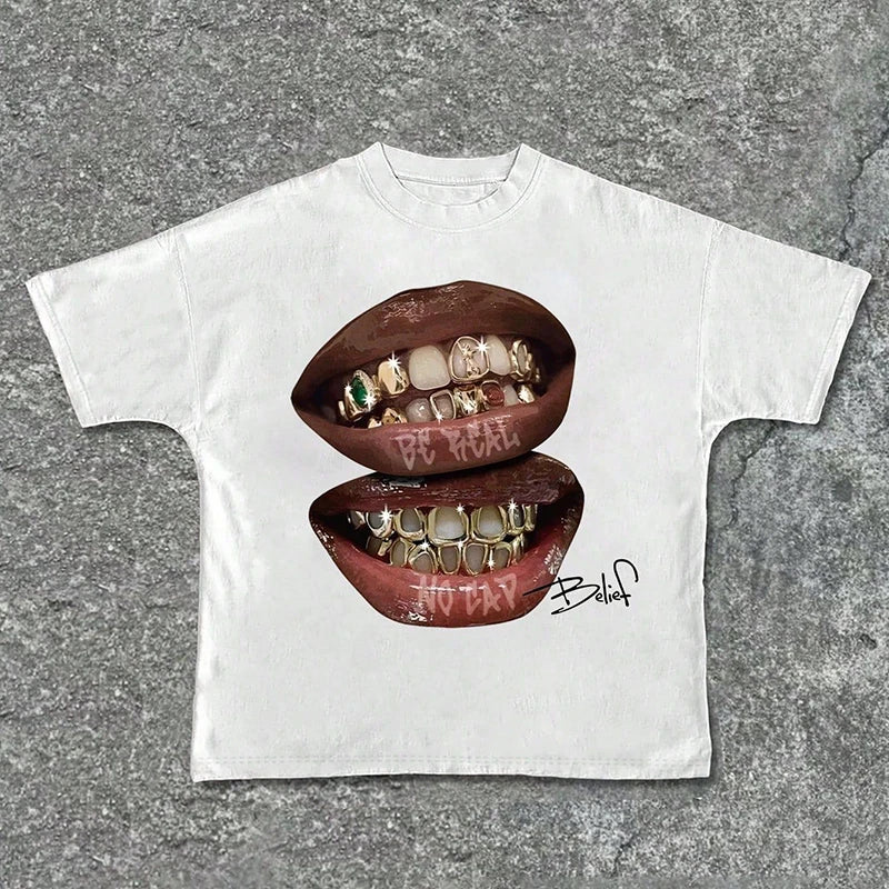 Grillz Graphic Tee - White