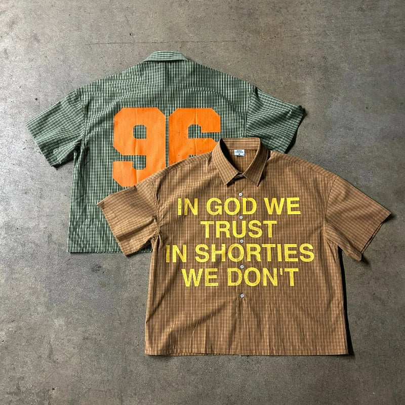 IN GOD WE TRUST SHIRT GREEN