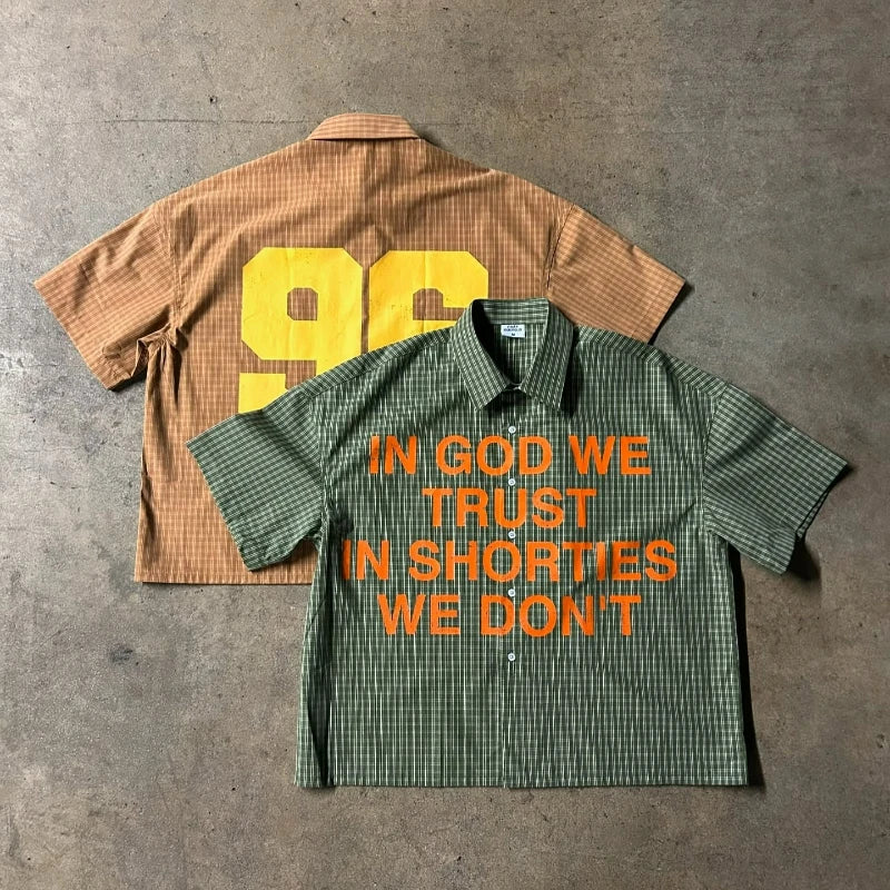 IN GOD WE TRUST SHIRT GREEN