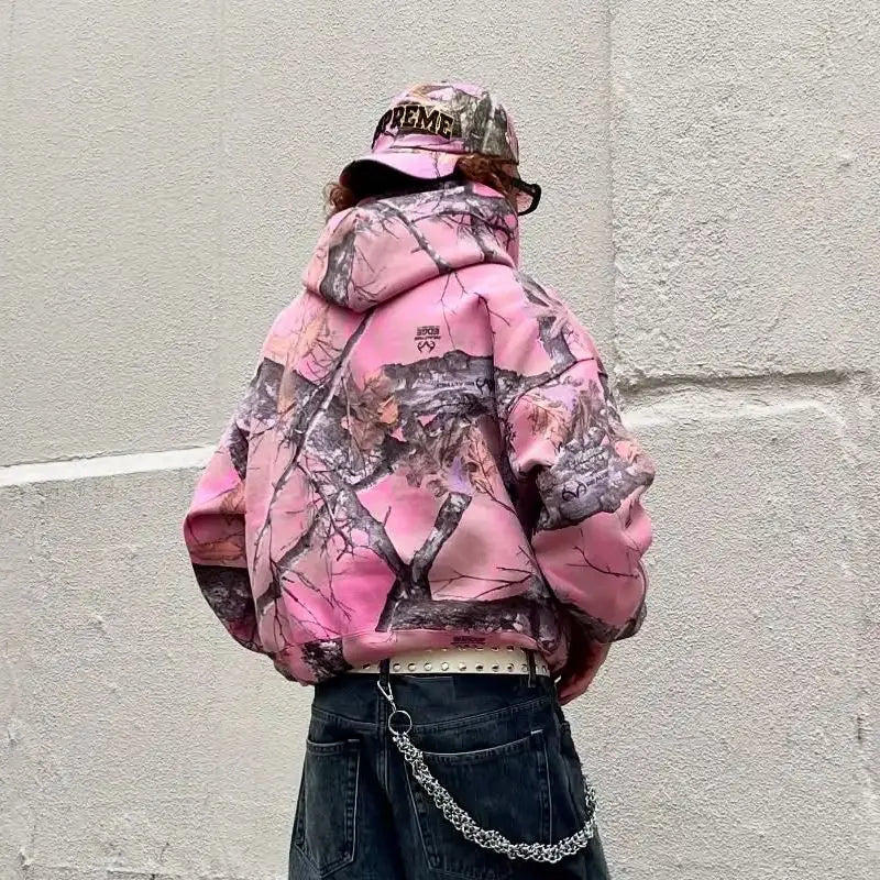 Pink Camo Hoodie