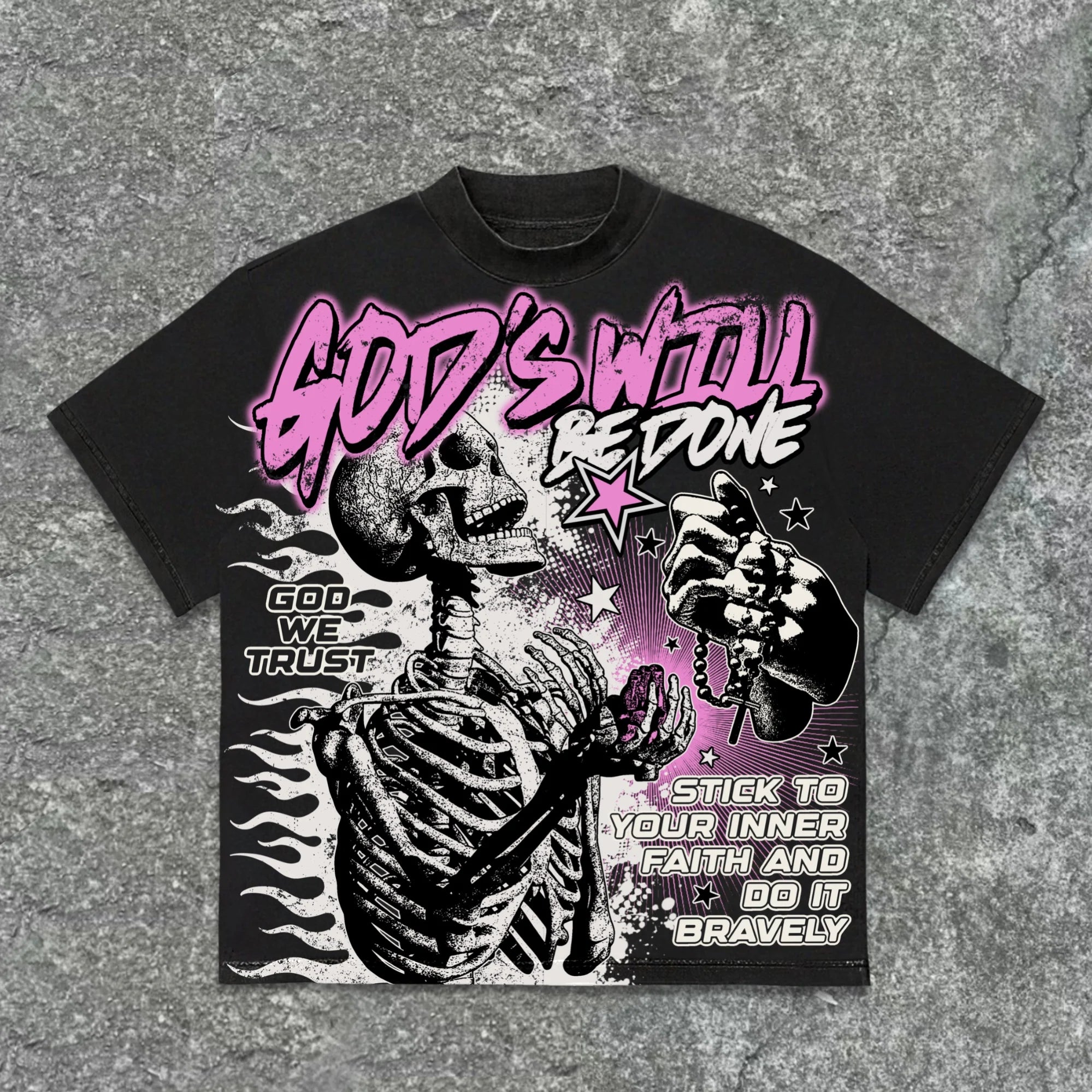 GodSkull Tee Purple