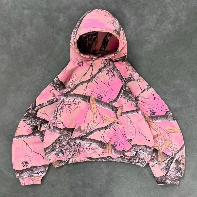 Pink Camo Hoodie