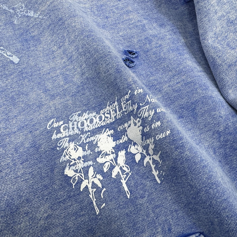 Washed Blue Hoodie