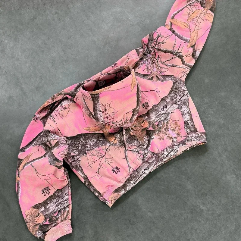 Pink Camo Hoodie